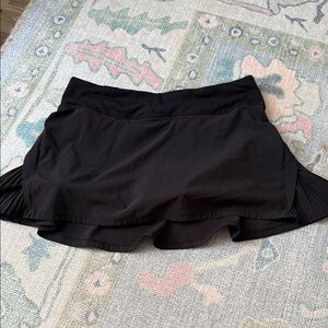 Lululemon Black Tennis skirt, pleated